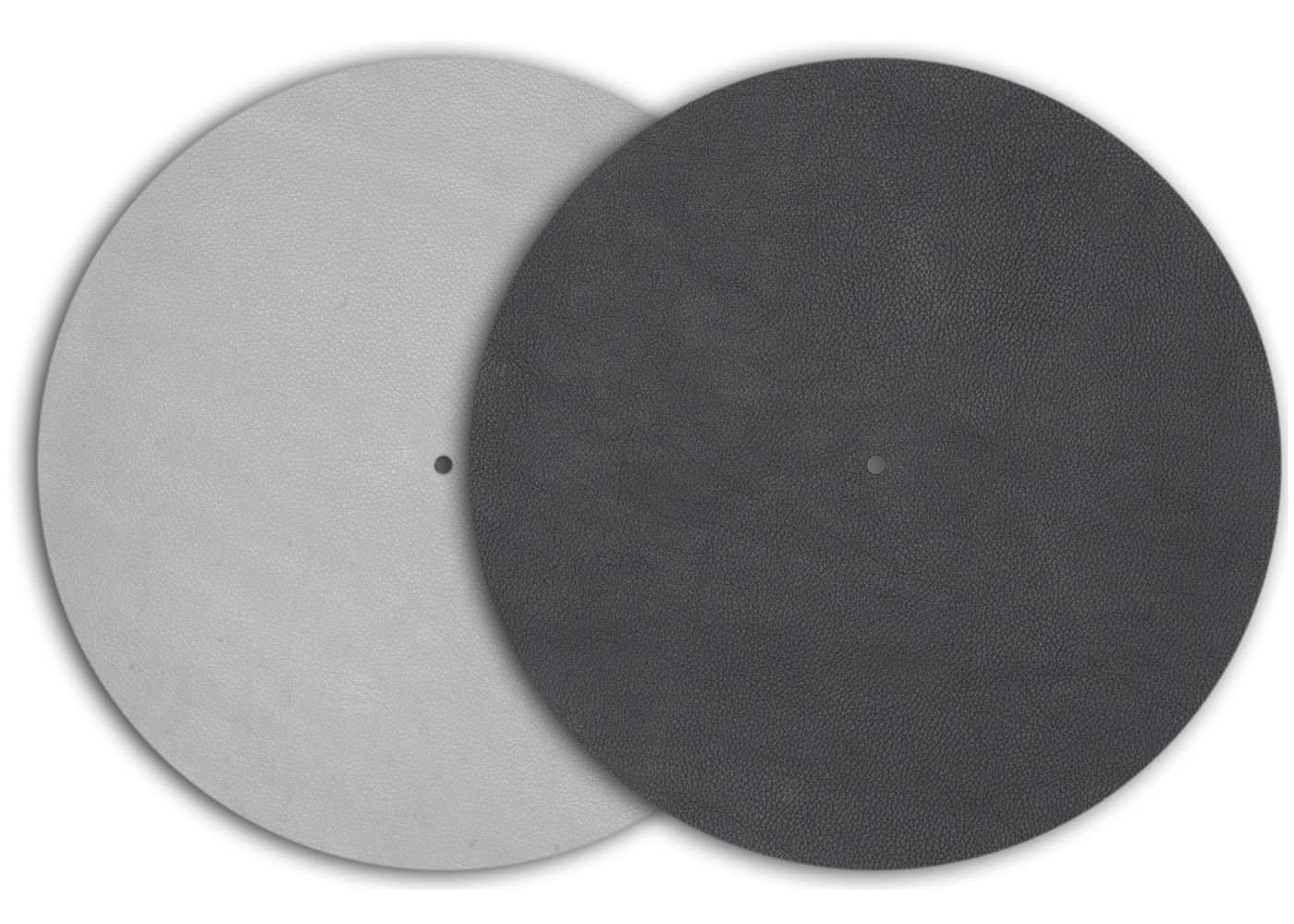 Tapete de plato de tocadiscos de cuero Pro-Ject (Negro)