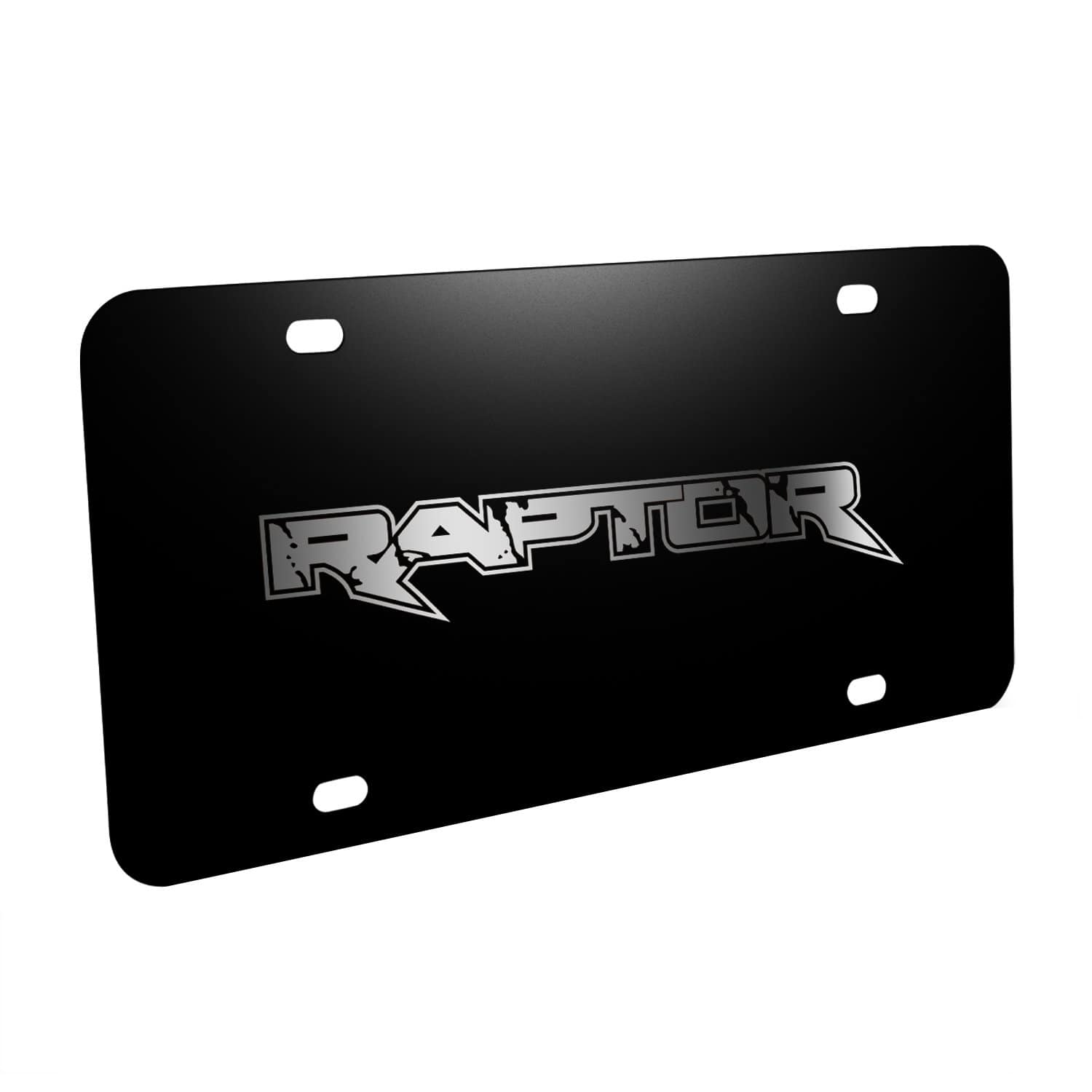 Placa de matrícula de acero negro Au-Tomotive Gold, INC.