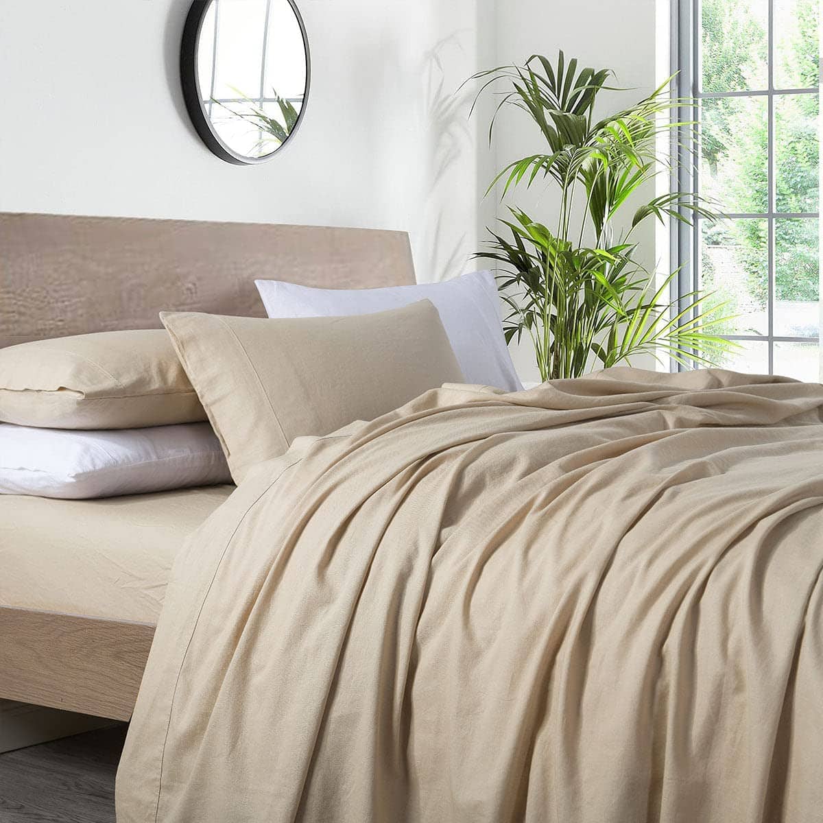 Juego de Sábanas de Lino y Algodón Belga Vintage de Royal