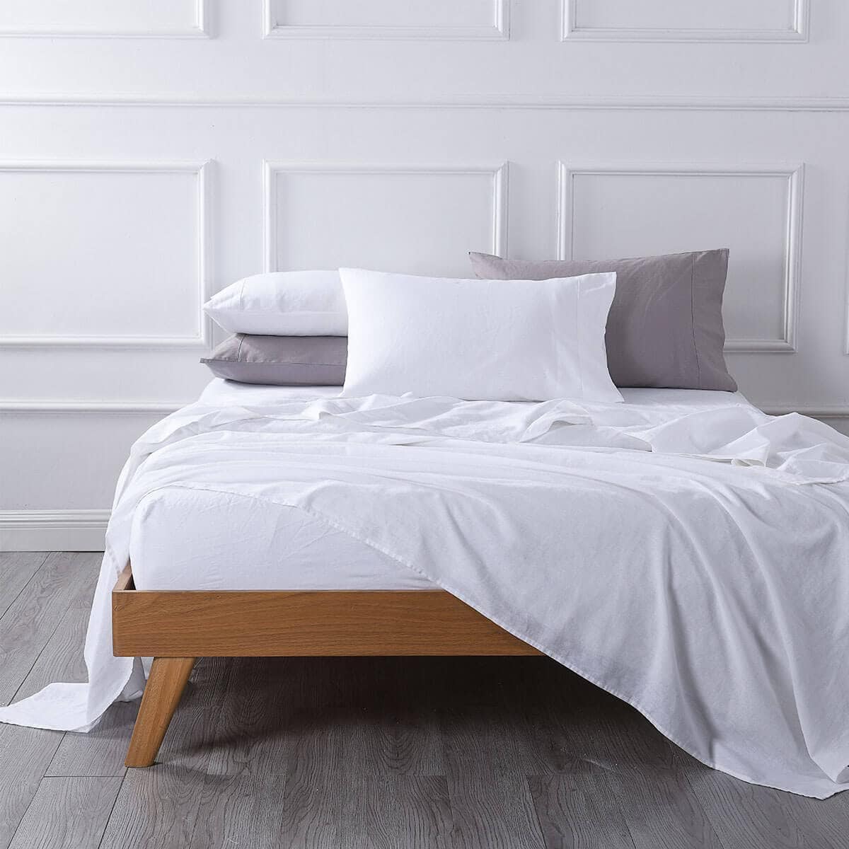 Set de sábanas de lino y algodón hipoalergénico Royal Hotel