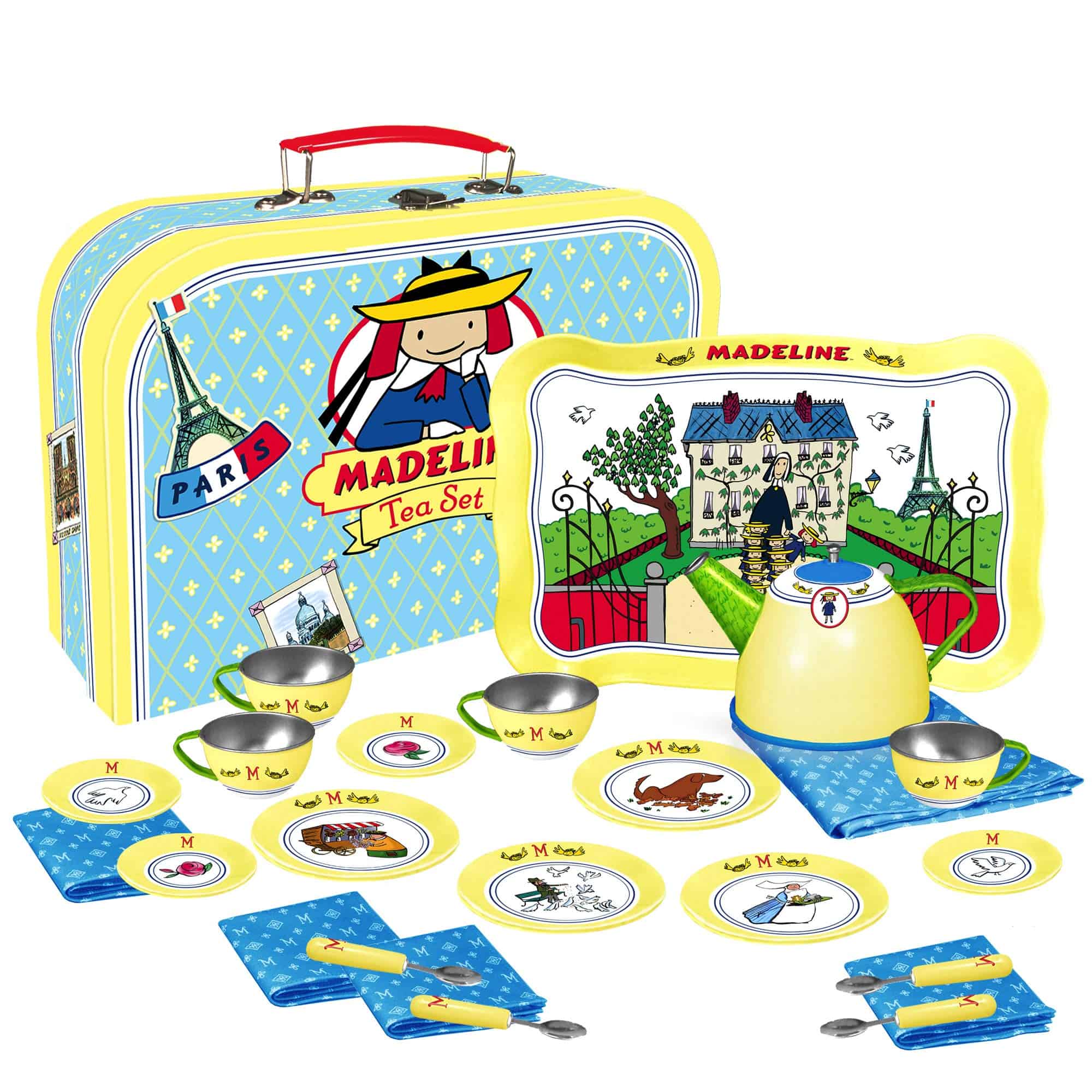 Juego de té de lata Madeline de YOTTOY | Set de 23 piezas
