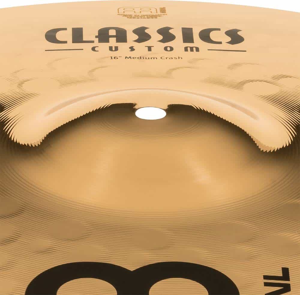 Platillo de choque Meinl 16" Medium - Classics Custom - Imagen 5