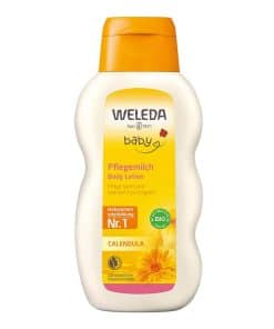 Loción para bebé Weleda Caléndula, 6.8 onzas - 3 por caja