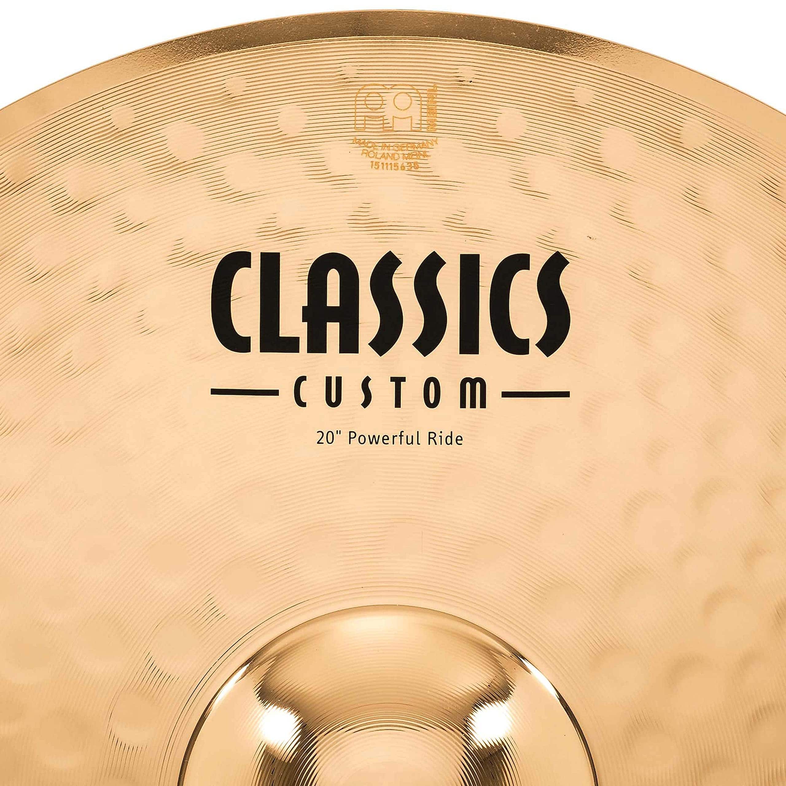 Platillo Ride Meinl 20" Powerful - Classics Custom - Imagen 5