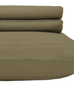 Juego de sábanas a rayas Royal Hotel Bedding - -Taupe