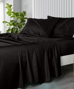 Royal Hotel Bedding Split-King: Juego de -Negro