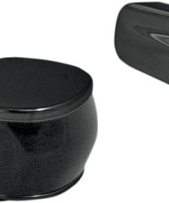 Luces de giro delanteras de LED negras con aletas de Alloy