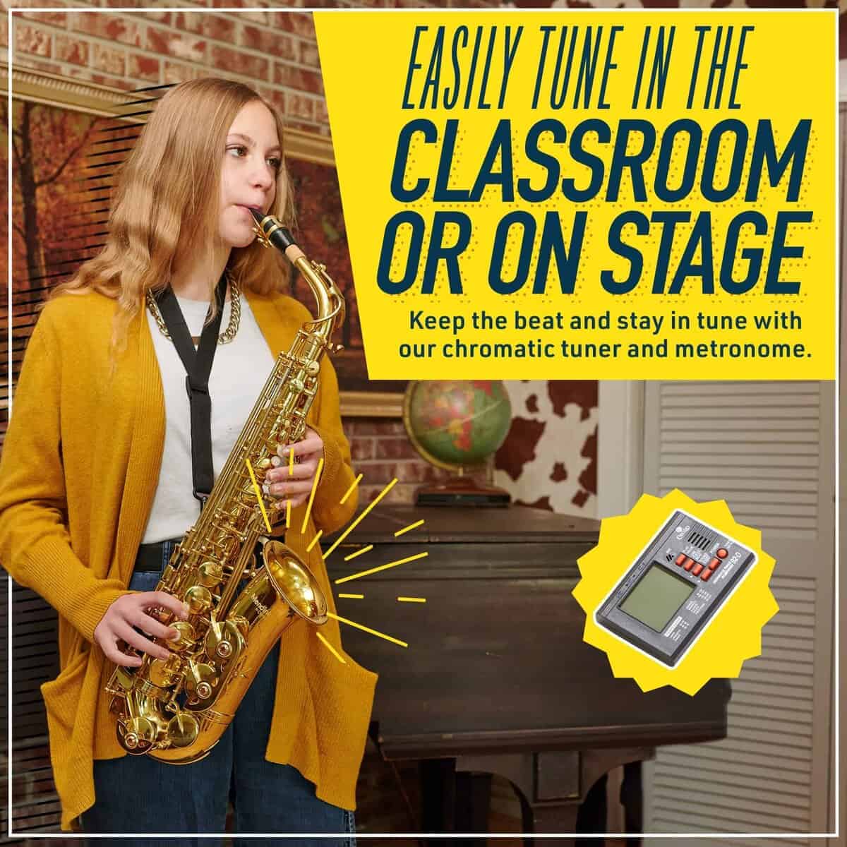 Saxofón Alto Mendini By Cecilio para Principiantes, Saxofón - Imagen 9