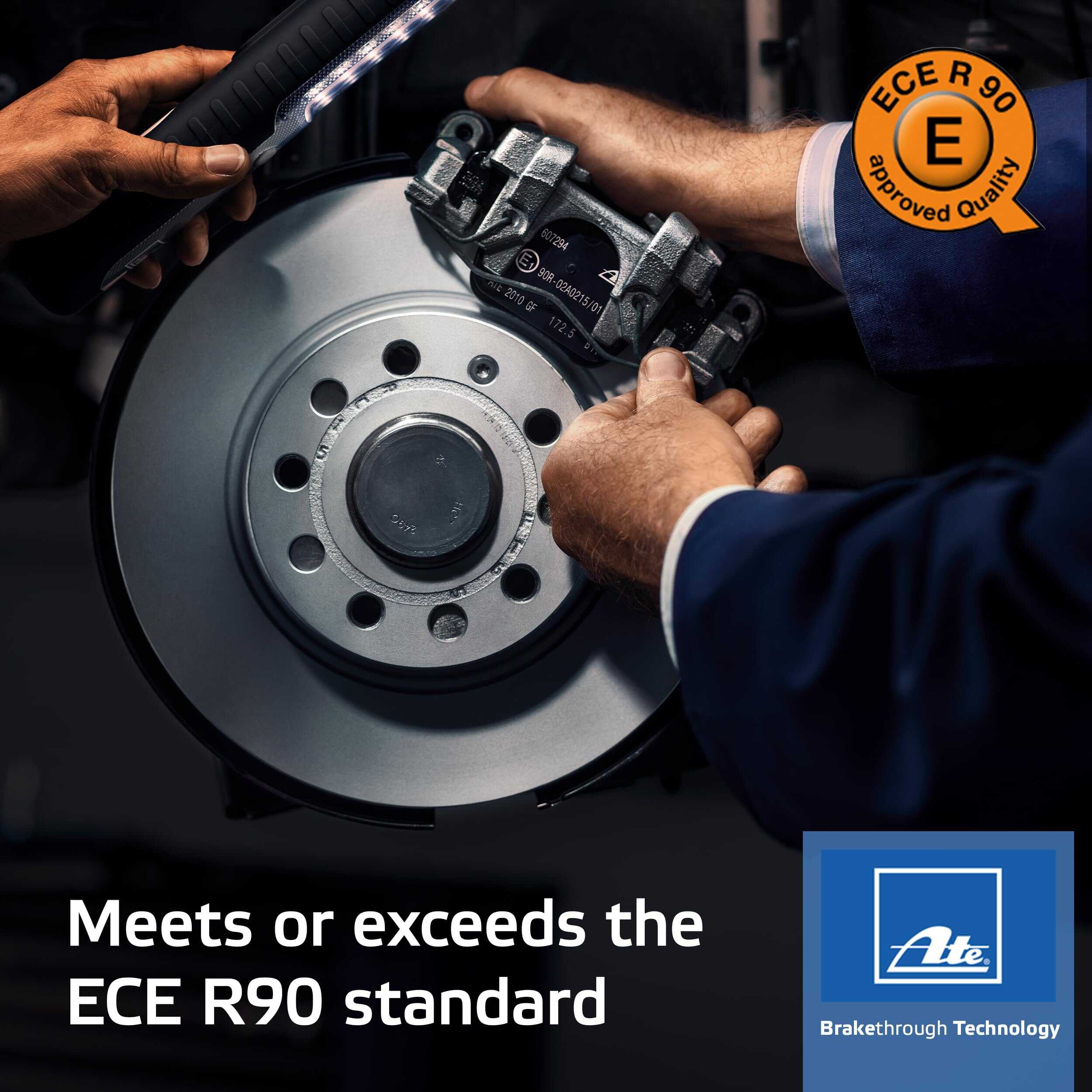 Juego de pastillas de freno delanteras ATE Ceramic LD7268 - Imagen 6