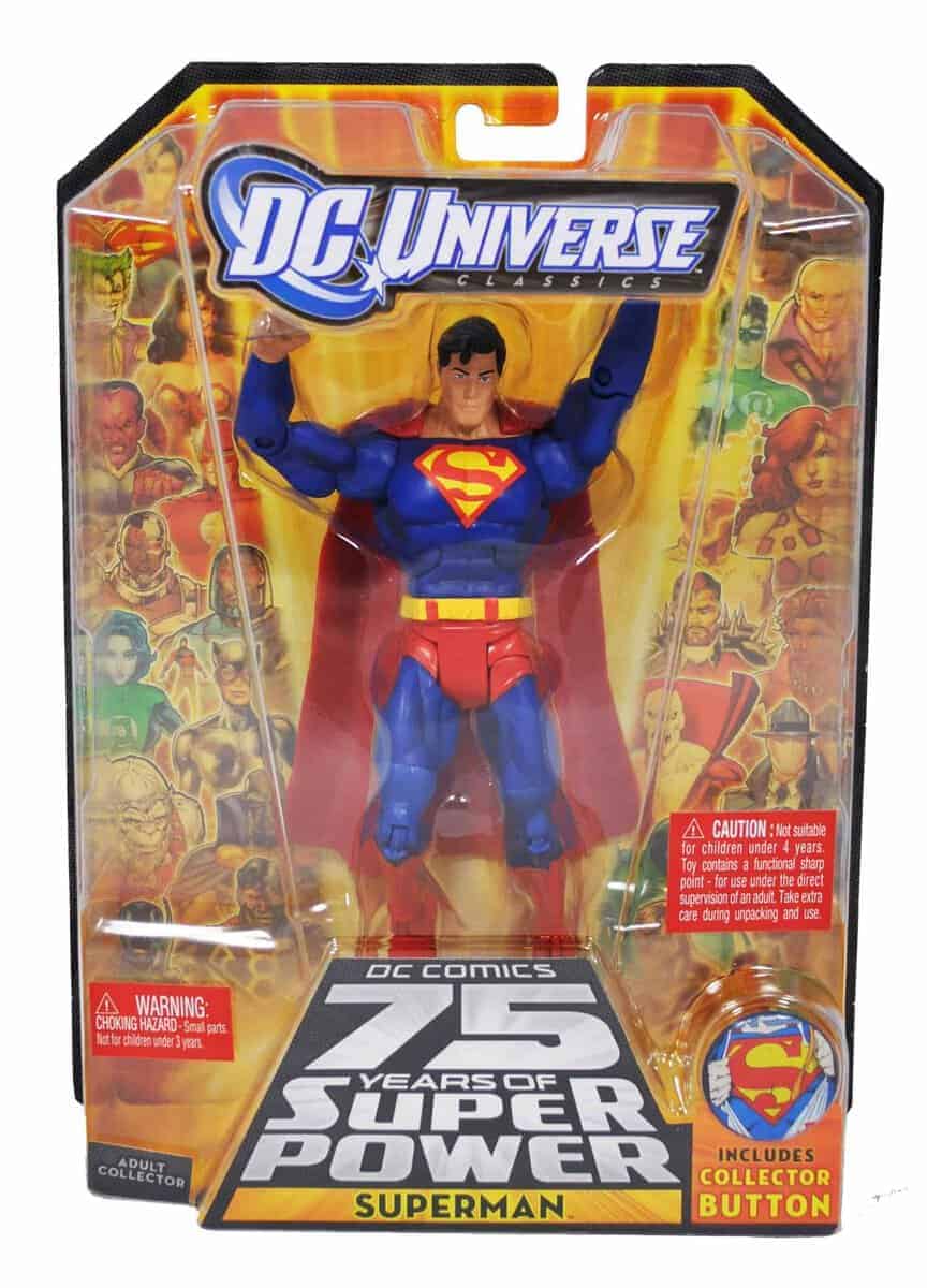 Figura de acción de Superman de la Onda 13 de DC Universe