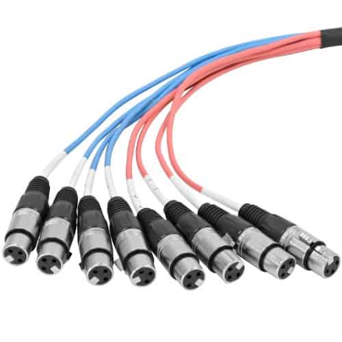 Cable Serpiente XLR Hembra a 1/4" TRS de 8 Canales de 10 - Imagen 3