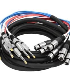 Cable Serpiente XLR Hembra a 1/4" TRS de 8 Canales de 15