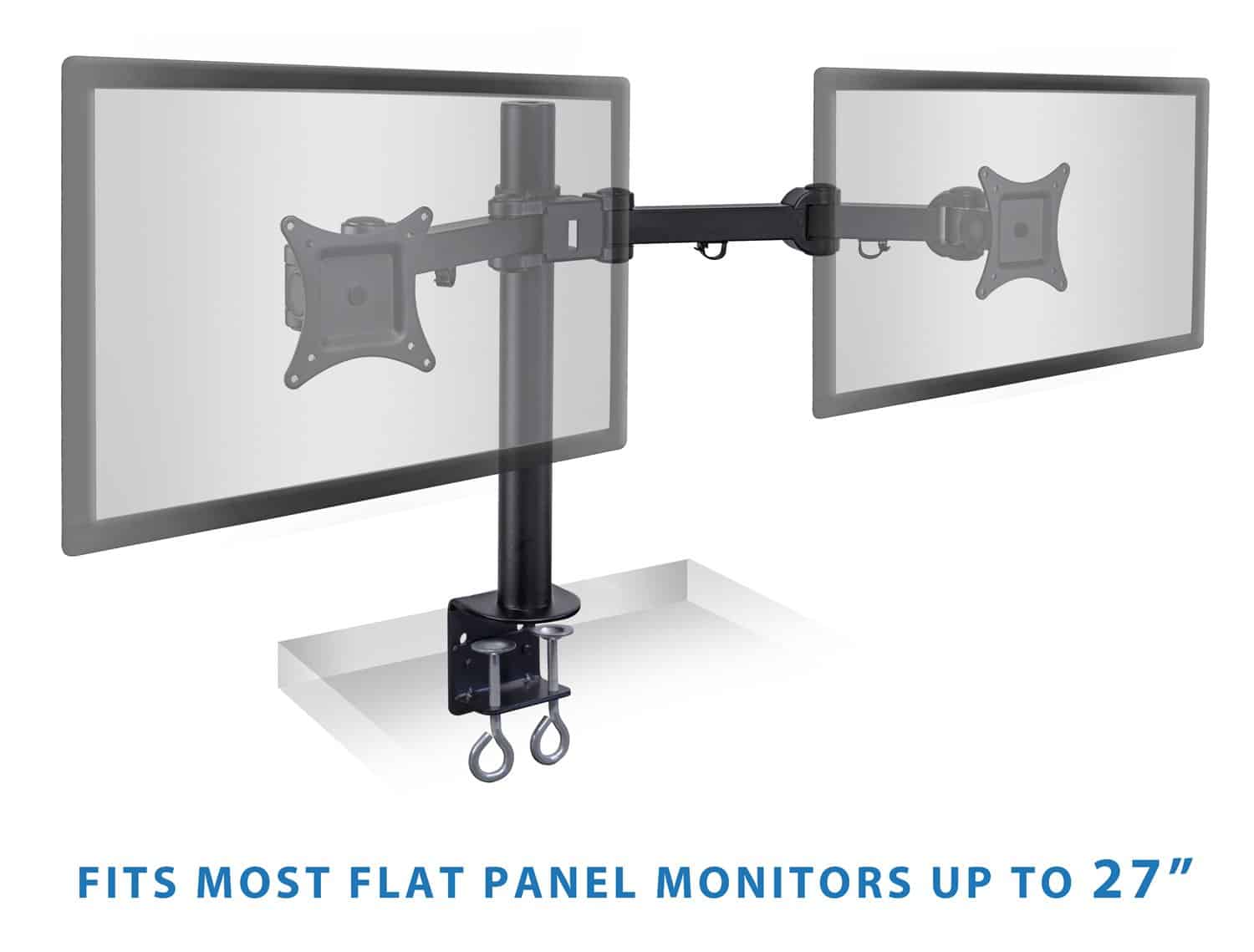 Soporte para Monitor Dual Mount-It! | Soporte de Escritorio - Imagen 4