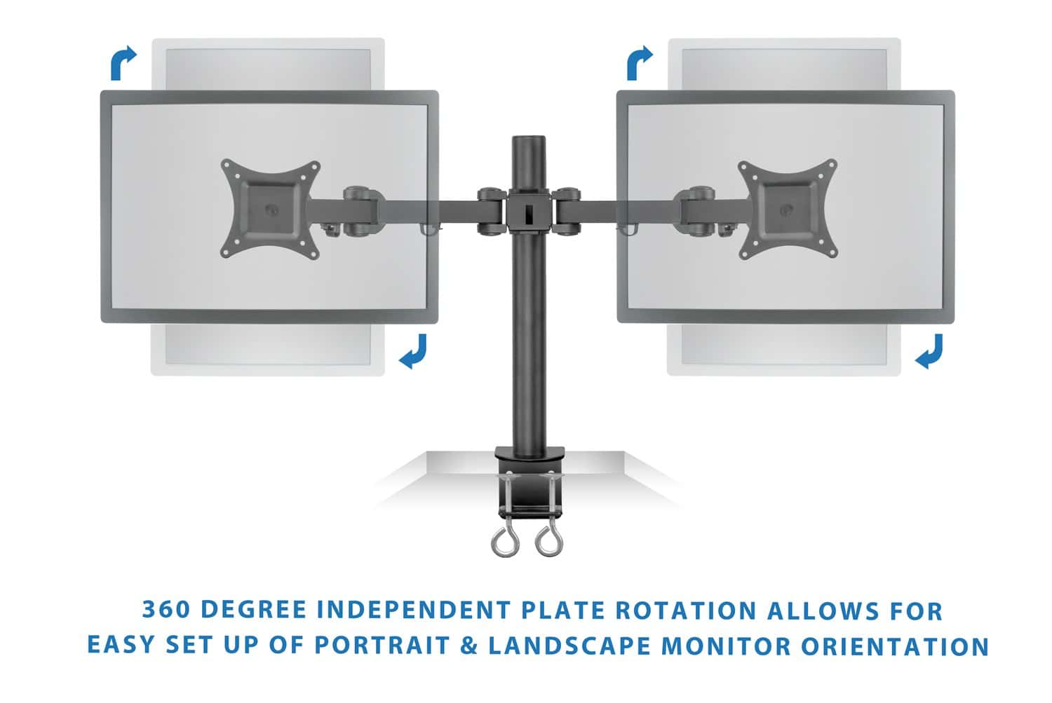 Soporte para Monitor Dual Mount-It! | Soporte de Escritorio - Imagen 7
