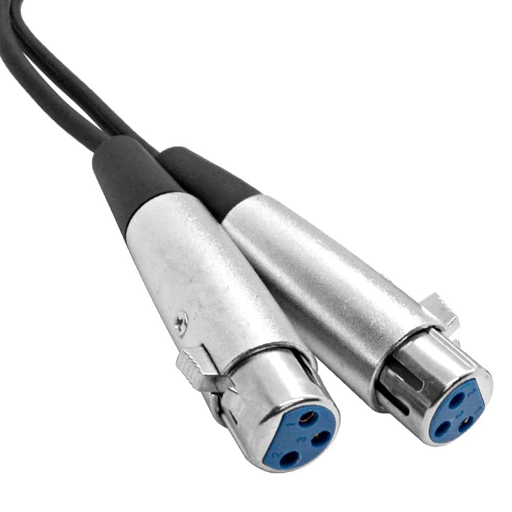 SEISMIC AUDIO SA-Y4 Pack de 4 cables divisor 1 pie 1 XLR - Imagen 4