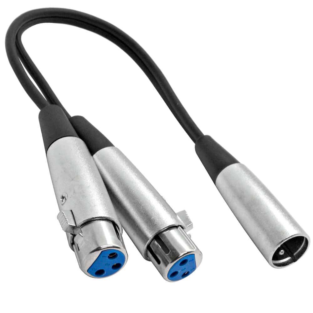 SEISMIC AUDIO SA-Y4 Pack de 4 cables divisor 1 pie 1 XLR - Imagen 3