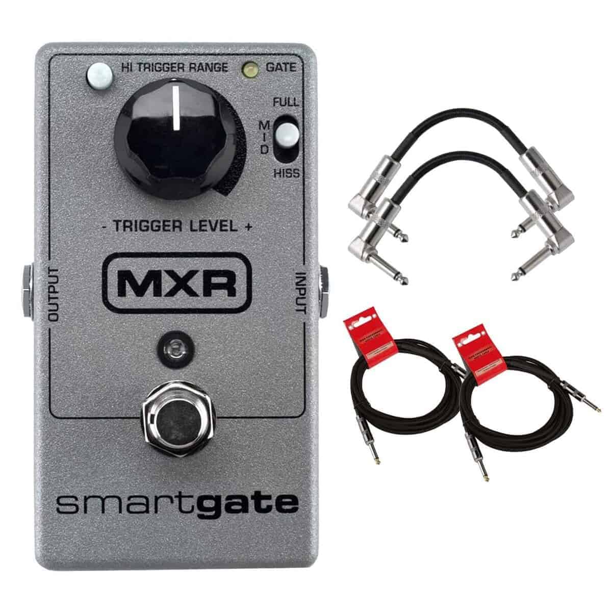 Pedal de Puerta de Ruido MXR M-135 Smart Gate con 4 Cables