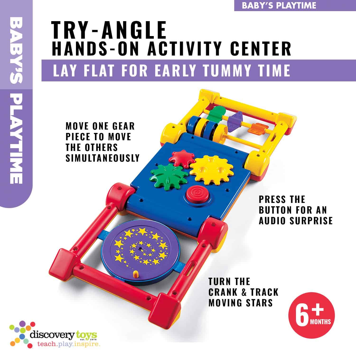 Centro de Actividades para Bebés Discovery Toys Try-Angle - Imagen 4