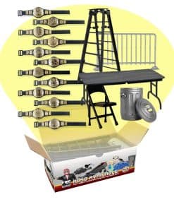 Set de 12 Cinturones de Campeonato y 5 Accesorios para