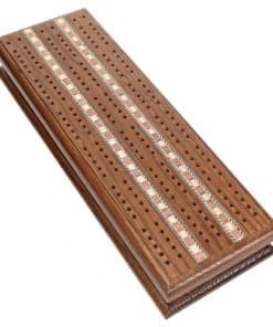 Juego de Tablero de Cribbage WE Games, Roble Macizo