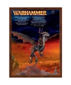 Juegos Workshop Warhammer Dark Elf Lord en Dragón Negro