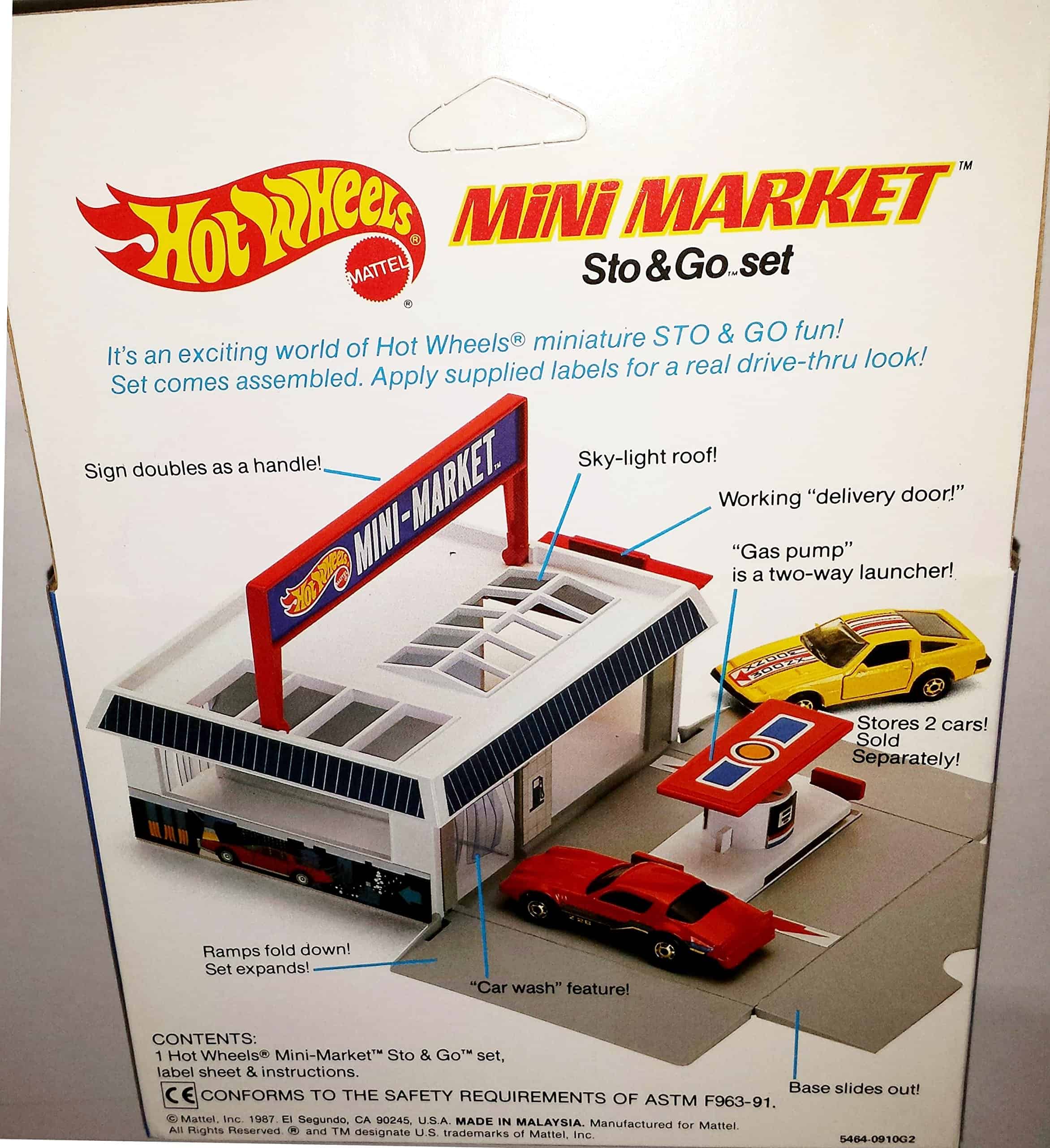 Hot Wheels Mini Market Sto & Go Set - Edición Especial de - Imagen 5