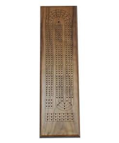 Tablero de Cribbage de Madera de Nogal Sólido Clásico de WE