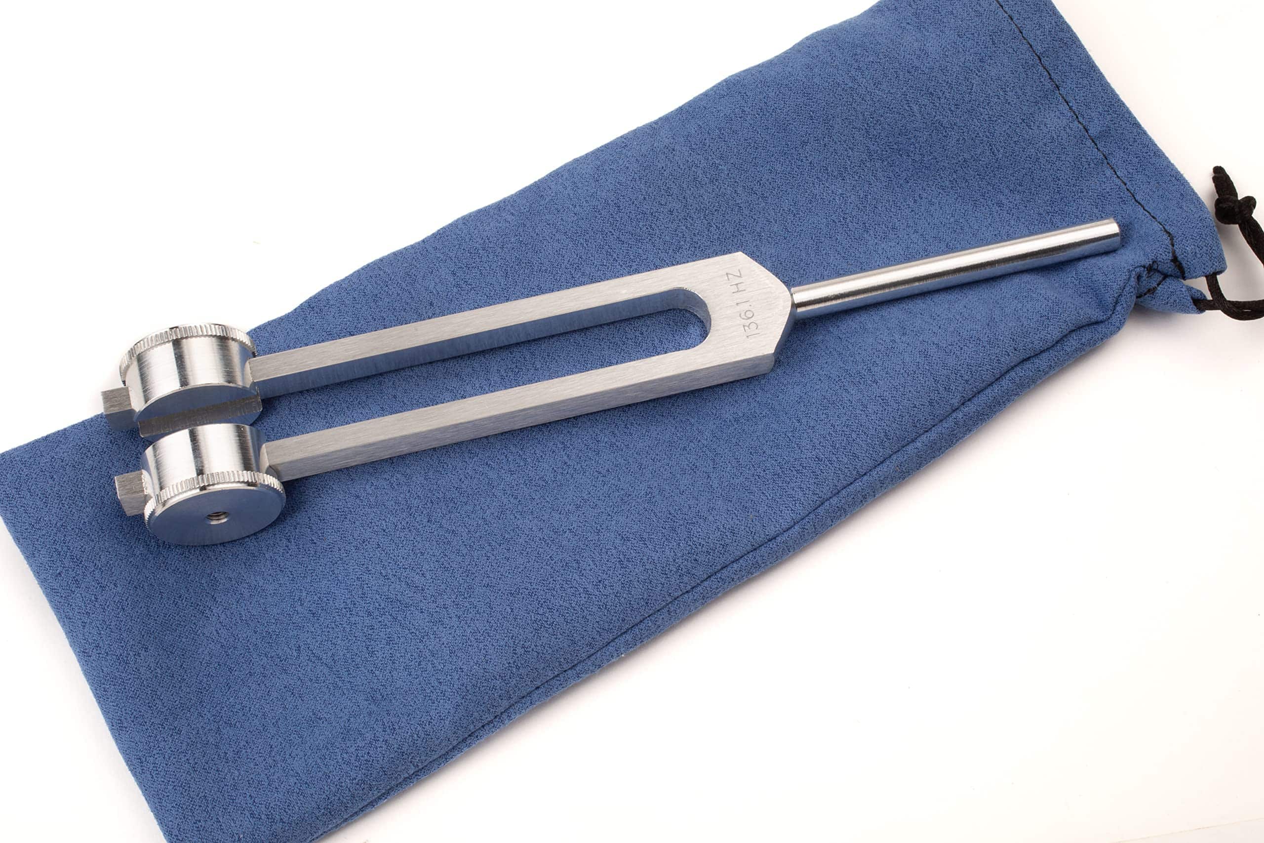 Tenedor de Afinación Ponderado Om 136.1 para Sanación de