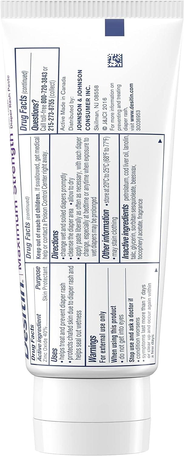 Pasta para Rozaduras DESITIN Máxima Fuerza 4 oz (Paquete de - Imagen 4
