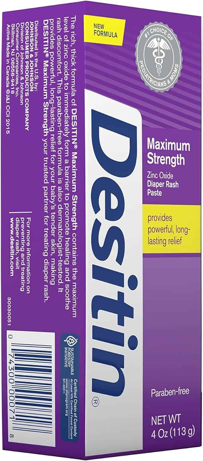 Pasta para Rozaduras DESITIN Máxima Fuerza 4 oz (Paquete de - Imagen 7
