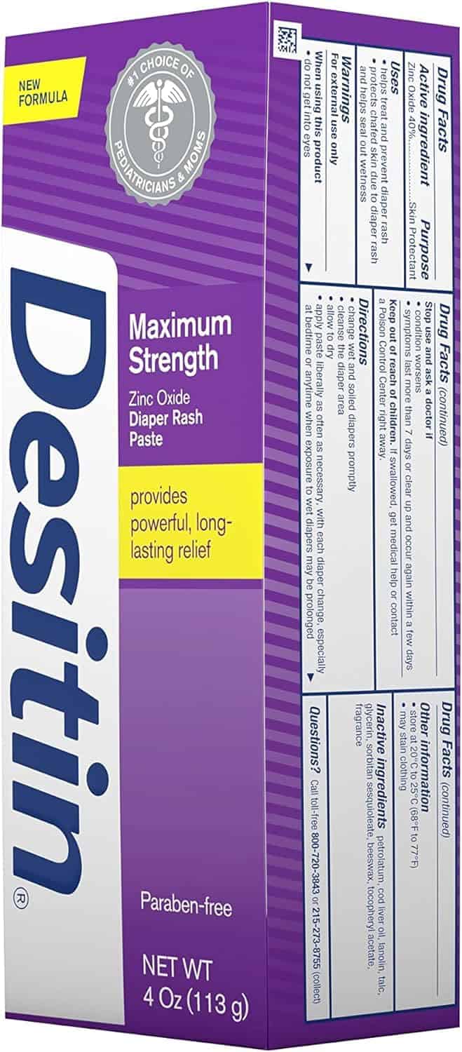 Pasta para Rozaduras DESITIN Máxima Fuerza 4 oz (Paquete de - Imagen 6