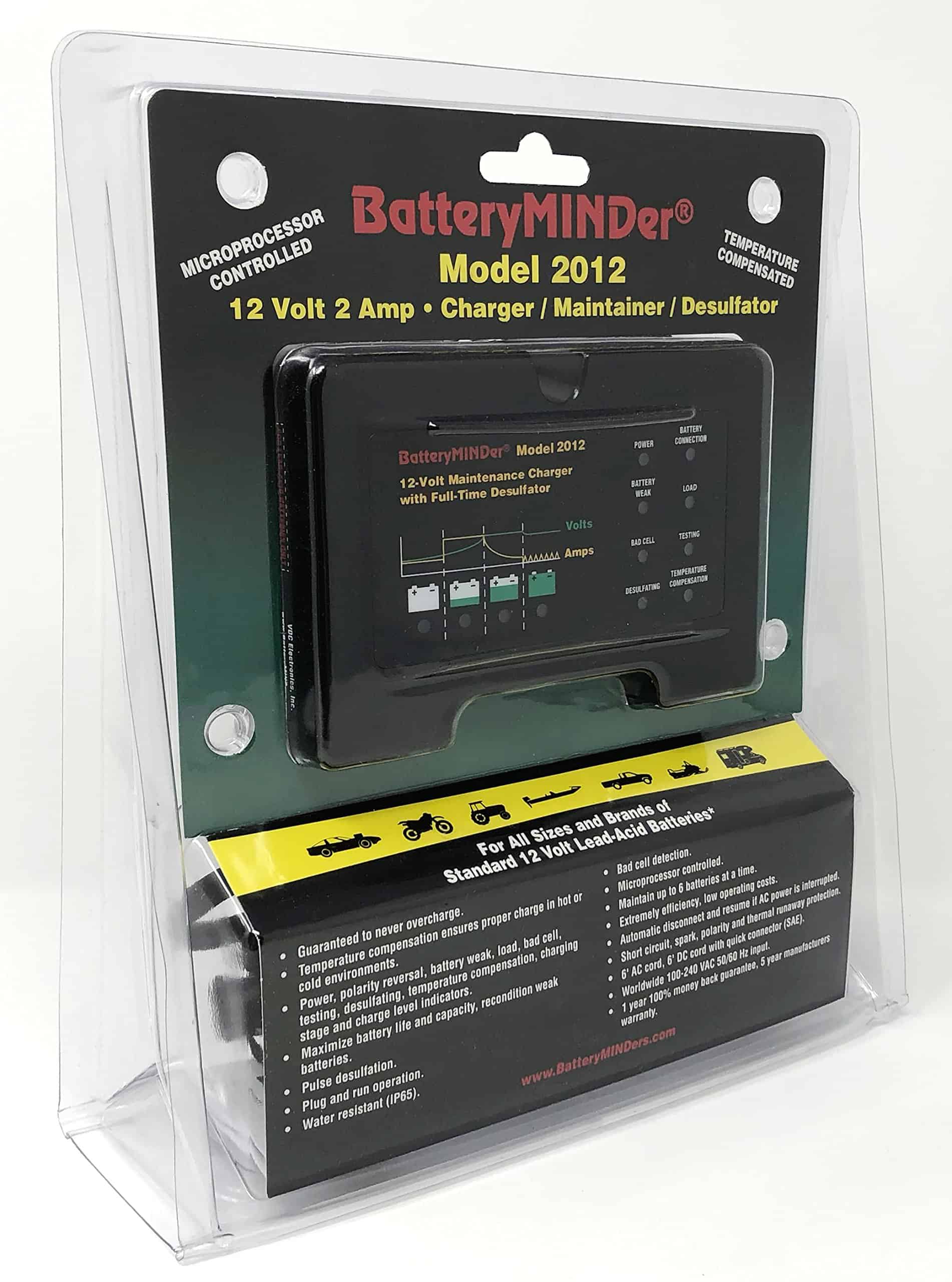 BatteryMINDer 2012: Cargador de batería de 12 voltios y 2 - Imagen 3