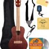 Paquete de Ukulele Makala MK-C Concerto con Funda,