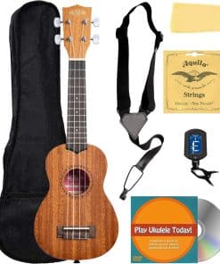Ukulele Soprano Kala KA-15S Satin Mahogany con Bundle de
