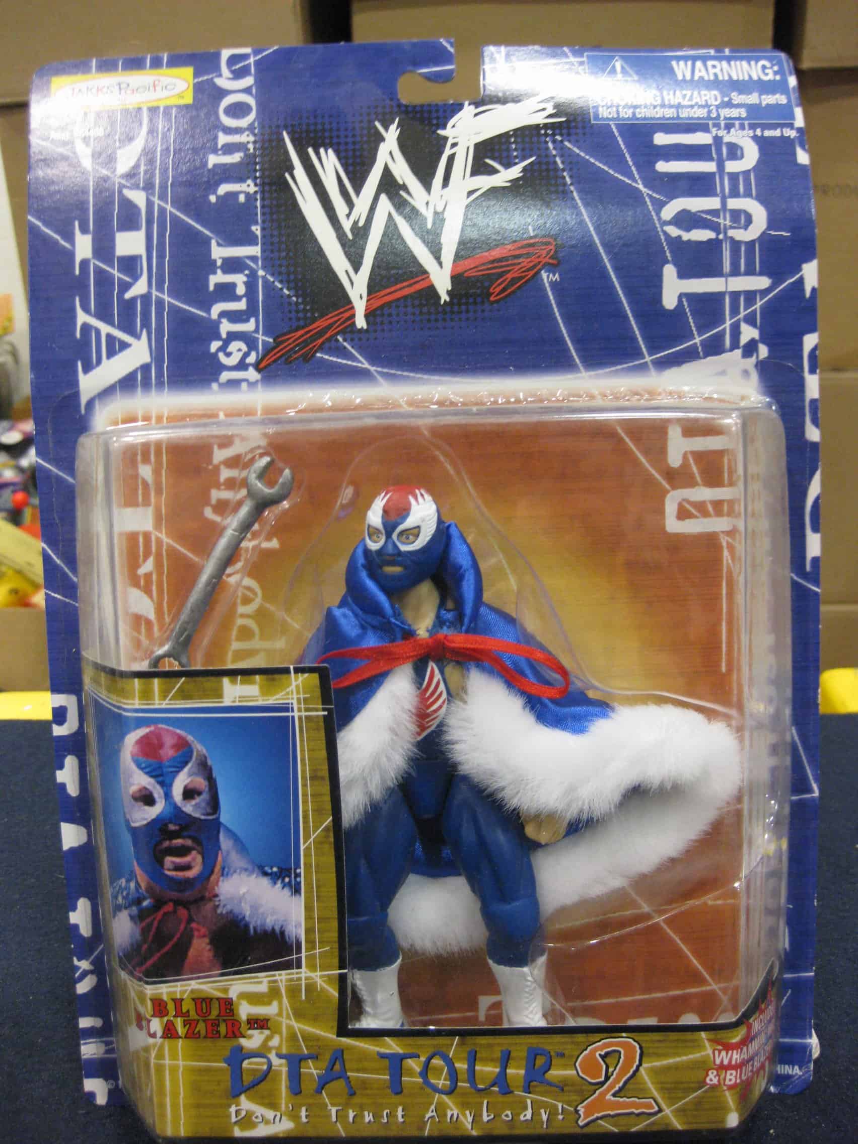 Figura de luchador WWF DTA Tour 2 Blue Blazer por Jakks