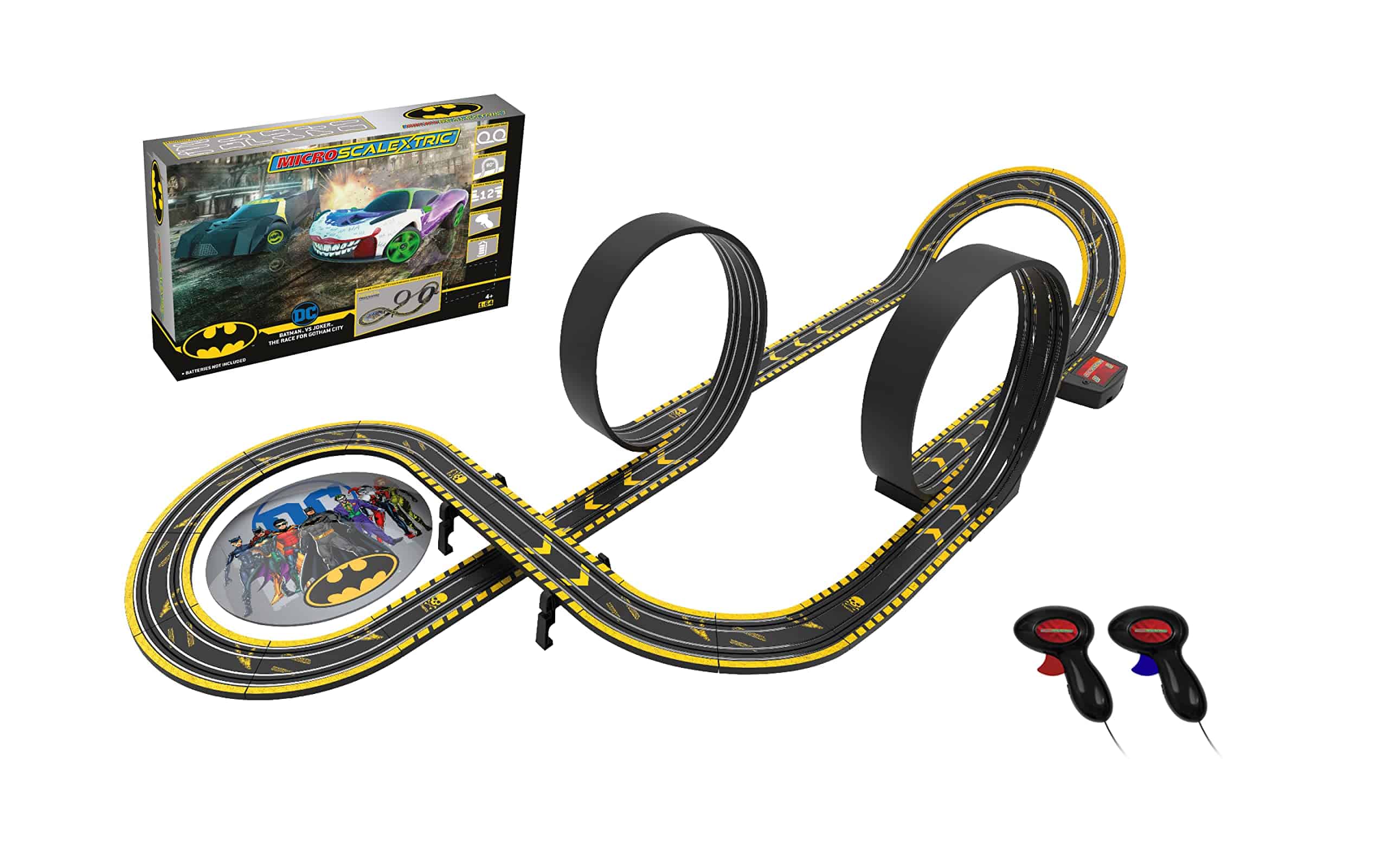 Scalextric Micro G1177T Justice League Batman vs Joker Race