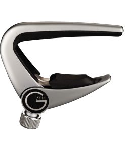 G7th Newport Series Guitar Capo (C31010), Plata, 6 Cuerdas
