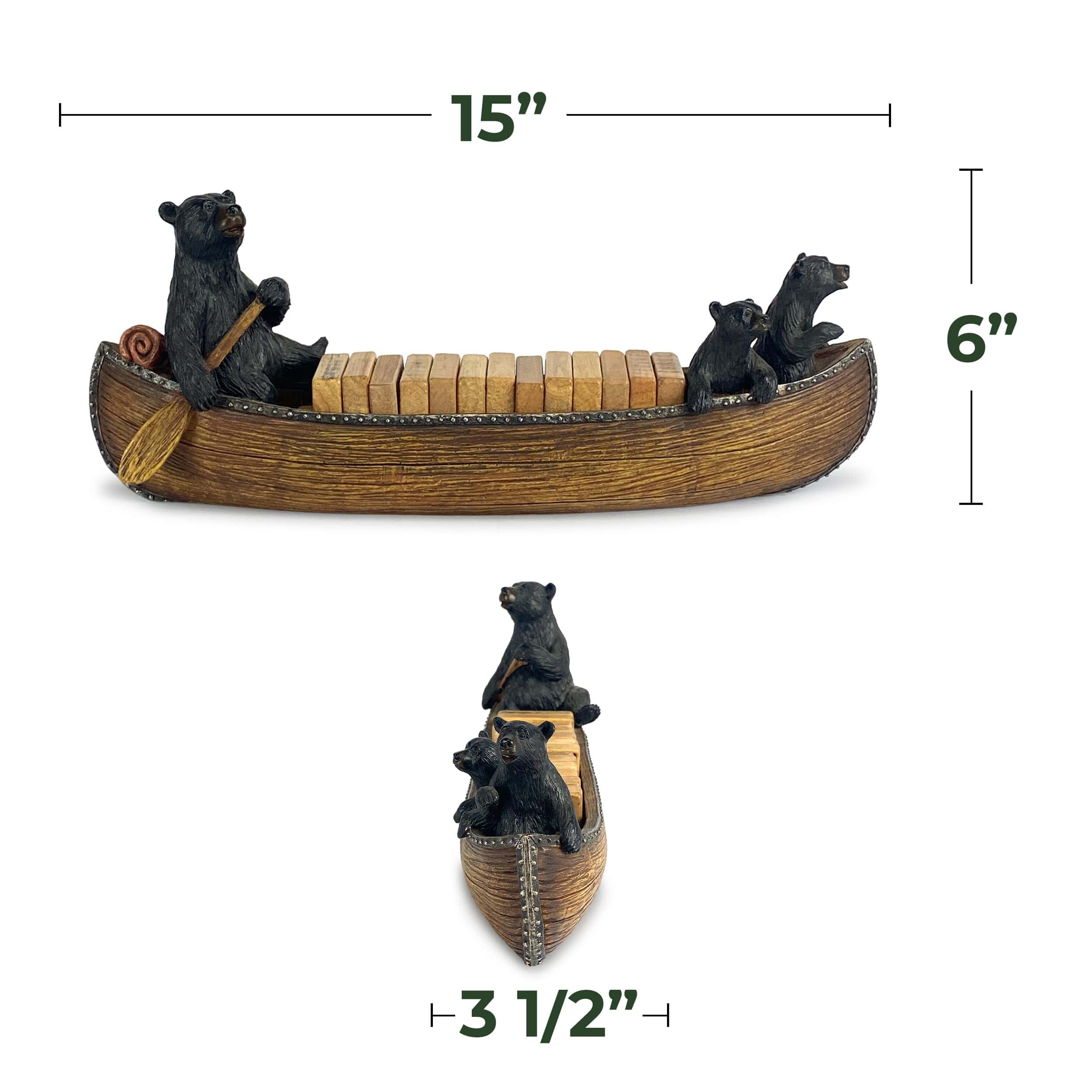 Set de Dominó de River's Edge Products para Cabaña o - Imagen 7