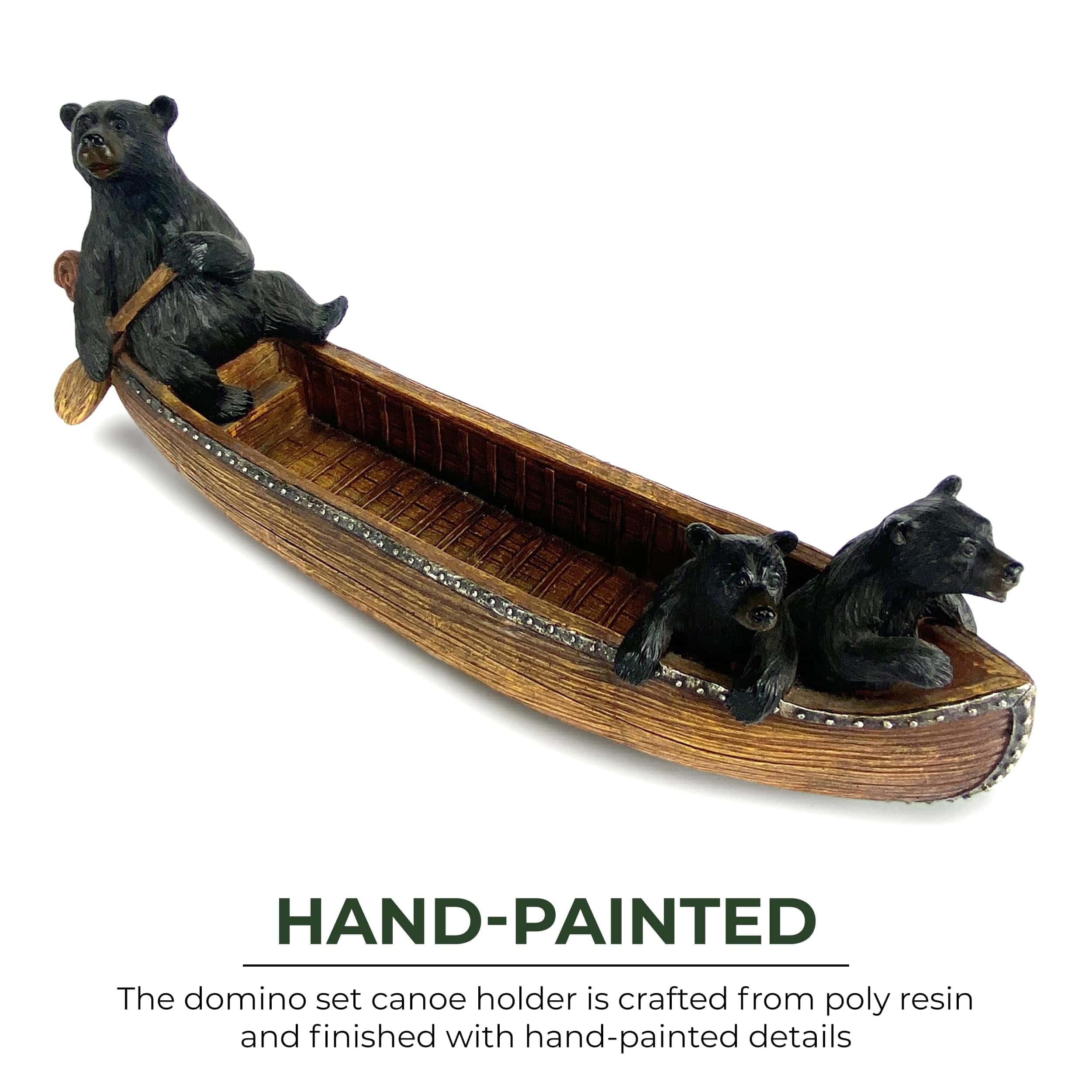 Set de Dominó de River's Edge Products para Cabaña o - Imagen 4