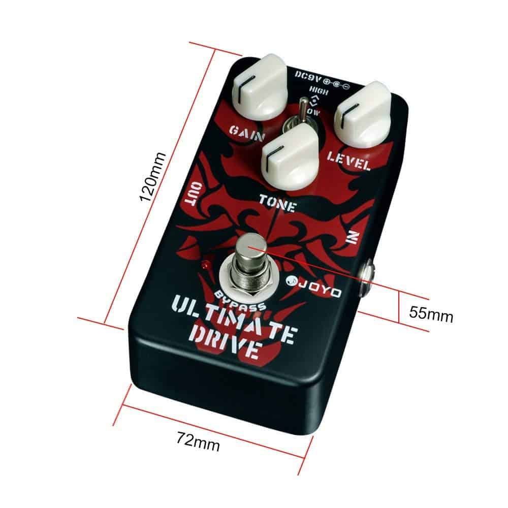 Pedal de Overdrive JOYO JF-02 Ultimate, con cableado de - Imagen 5