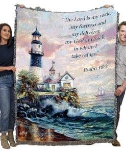 Colcha Lighthouse de Pure Country Weavers por Carl Valente