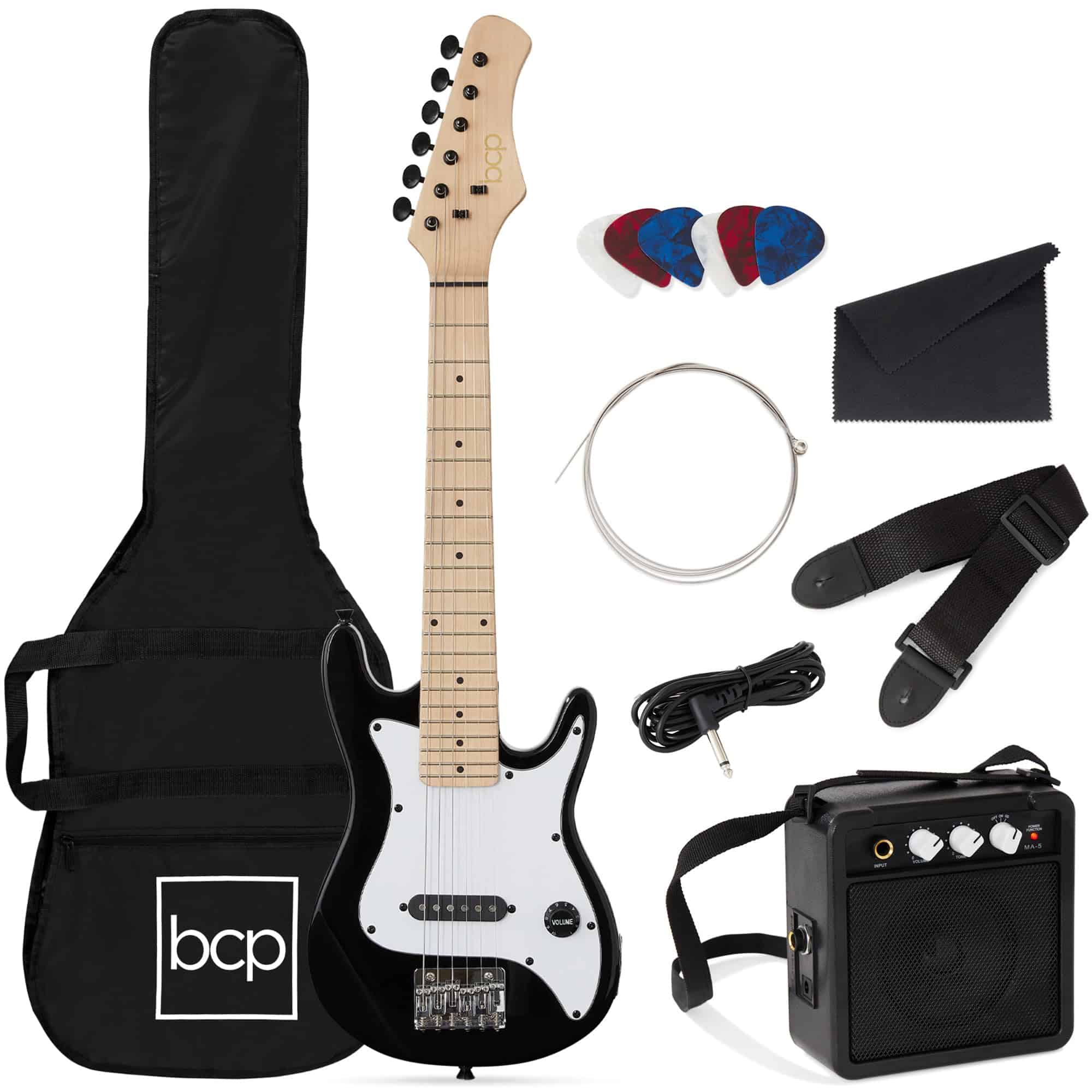 Kit de inicio de guitarra eléctrica para niños de 30