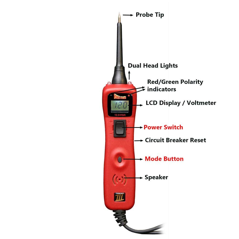Power Probe III con Estuche y Accesorios - Rojo - Imagen 5