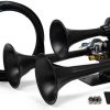 Claxon HornBlasters Outlaw Negro 12/24 Voltios - 3