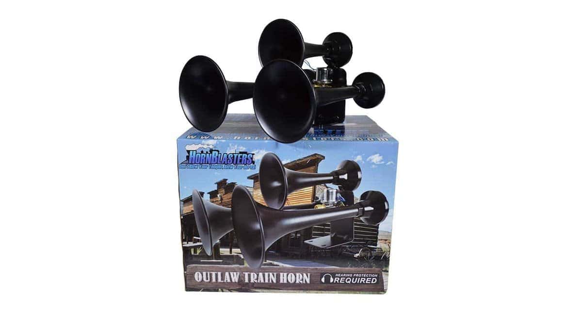 Claxon HornBlasters Outlaw Negro 12/24 Voltios - 3 - Imagen 9
