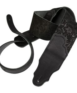 Correa para guitarra Franklin - 2.5" Gamuza grabada con