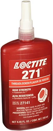 Loctite 271 Threadlockers, Alta Resistencia, 250 mL, 1