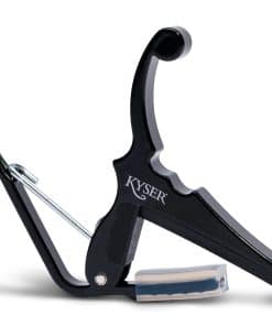 Capo de cambio rápido Kyser para guitarras eléctricas, Negro