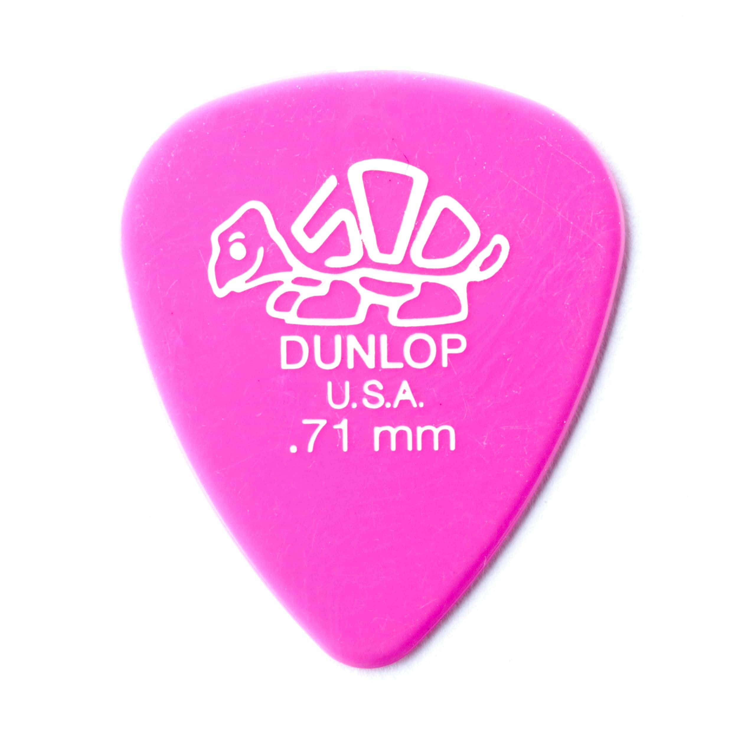 Dunlop 41R.71 Delrin, Rosa, .71mm, 72/ Bolsa