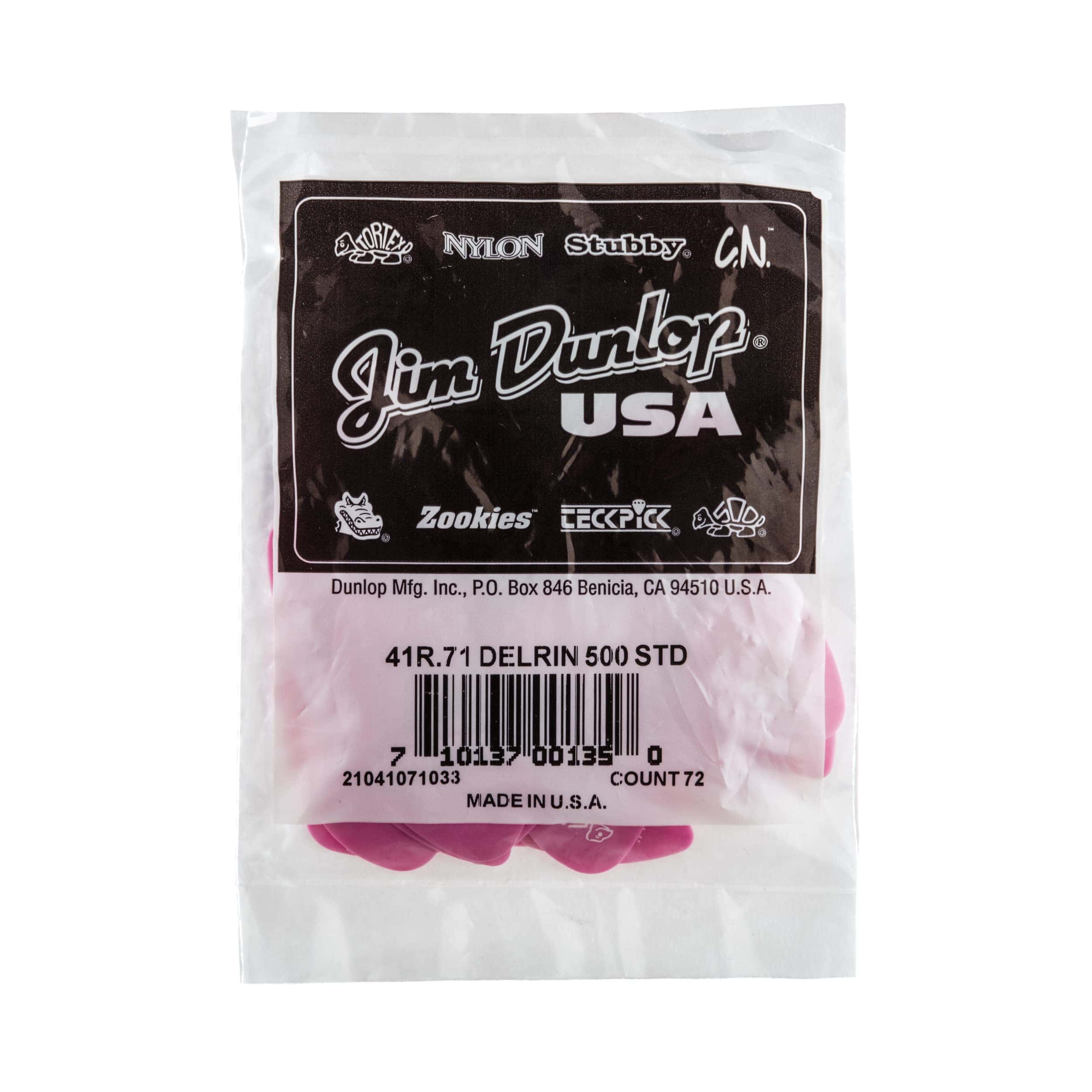 Dunlop 41R.71 Delrin, Rosa, .71mm, 72/ Bolsa - Imagen 5